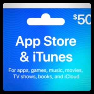 Apple iTunes card $60 total value